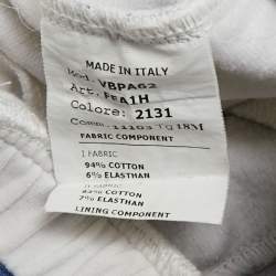 مملوكة مسبقًا بنطلون قطن بطبعة باروكو زرقاء فيرساتشي للأعمار الصغيرة 18 شهرًا