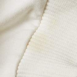 Versace Kids White Medusa Print Cotton Knit Dress 18-24 M