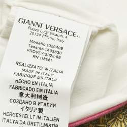 Pre Owned Versace Kids Multicolor Printed Cotton Baby Hat 6-12M