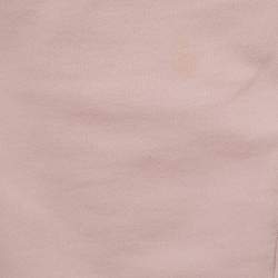 Pre Owned بنطال فيرساتشي كيدز رياضي قطن وردي مطرز بشعار 12 سنة