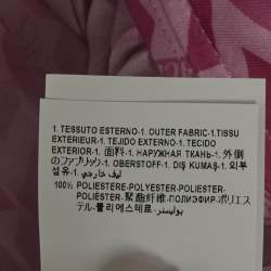 Pre Owned طقم جيرسيه وبليس وردي/أبيض مطبوع فيرساتشي 8 سنوات