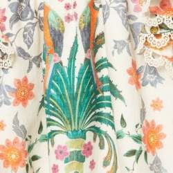 مملوكة مسبقًا Zimmermann Multicolour Kids Ginger Tropical Print A- Line Dress 2 Yrs 