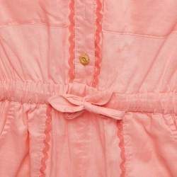 Zimmermann Pink Cotton Playsuit (10 Yrs)