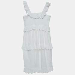 Zimmermann White Eyelet Cotton Dress (10 Yrs)
