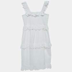 Zimmermann White Eyelet Cotton Dress (10 Yrs)
