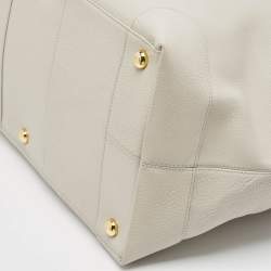 3.1 Phillip Lim Grey Leather Stripe Duffel Bags