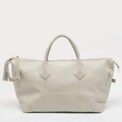 3.1 Phillip Lim Grey Leather Stripe Duffel Bags