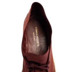 Common Projects Burgundy Suede Desert Boots Size 45