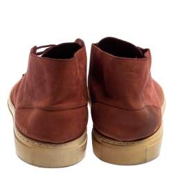 Common Projects Burgundy Suede Desert Boots Size 45