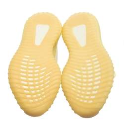 Pre Owned Yeezy x Adidas Pastel Green Knit Fabric Boost 350 V2 Sneakers Size 44