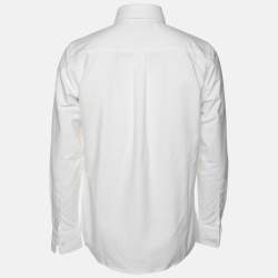 A Bathing Ape White Cotton Button Front Shirt S