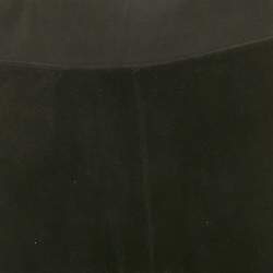 Pre Owned بنطلون رياضي قماش مخمل أسود بتطريز 93 من قرود الاستحمام مقاس كبير (لارج)