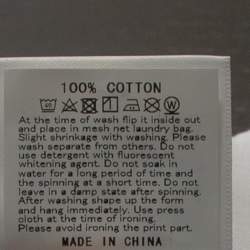 Pre Owned A Bathing Ape White & Navy Blue Cotton Camo Ape Print T Shirt M 