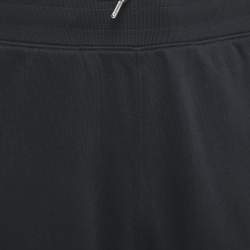 A Bathing Ape Black Printed Cotton Blend Knit Shorts S