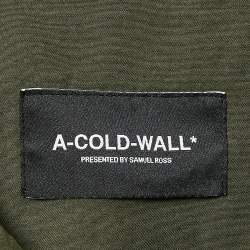 A Cold Wall Military Green Cotton Cargo Shirt M