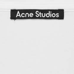 Pre Owned Acne Studios White Cotton Crew Neck T-Shirt XL