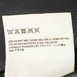 Pre Owned Acne Studios Black Leather Biker Jacket XXL