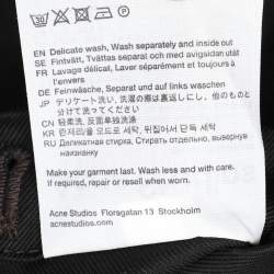 Pre Owned Acne Studios Black Cotton Jacket L