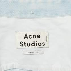 Acne Studios Blue Isherwood Denim Long Sleeve Shirt M