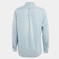Acne Studios Blue Isherwood Denim Long Sleeve Shirt M