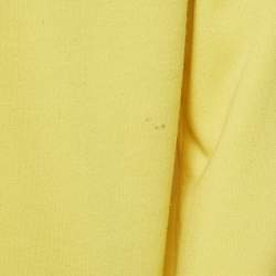 Acne Studios Yellow Knit Casey Crinkle Sweatshirt M