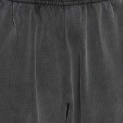 Pre Owned Acne Studios Grey Cotton Knit Sweatpants L