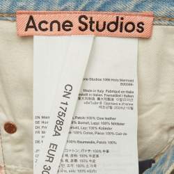 Pre Owned Acne Studios Blue Denim 1996 Regular Fit Jeans M/ Waist 32"