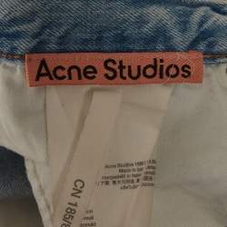 مملوكة مسبقًا Acne Studios Blue Denim Regular Fit Jeans L/Waist 32"
