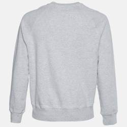 Acne Studios Grey Cotton Knit OMG Sweatshirt XL