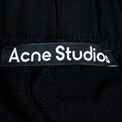 Pre Owned Acne Studios Black Cotton Sweatpants L