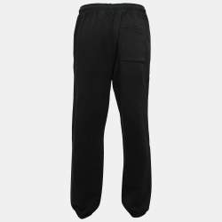 Pre Owned Acne Studios Black Cotton Sweatpants L