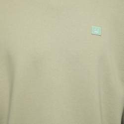 Pre Owned Acne Studios Olive Green Cotton Sweatshirt S