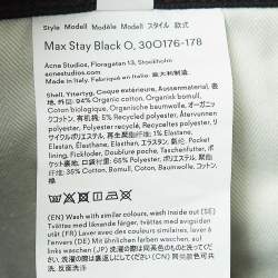 Pre Owned Acne Studios Black Denim Jeans L Waist 34"