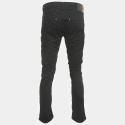 Pre Owned Acne Studios Black Denim Jeans L Waist 34"