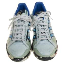 Adidas x Raf Simons Stan Smith Multicolor Leather Micro Stan Sneakers Size 43 1/3