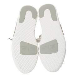 Pre Owned Pharrell Williams x Adidas Chalk Green Cotton Knit PW Tennis Hu Sneakers Size 46