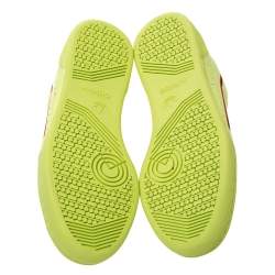 Adidas Semi Frozen Yellow Leather Continental 80 Sneaker Size 46