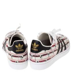 Adidas Multicolor Leather Superstar Nigo Bearfoot Sneakers Size 46