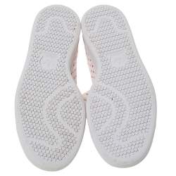 Pre Owned Adidas Pharrell Williams Stan Smith SPD White/Red Polka Dot Leather Sneakers Size 46.5