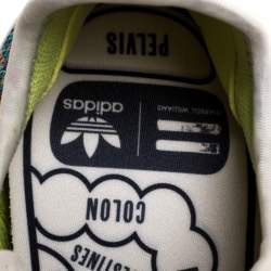 Pre Owned Adidas Multicolor Cotton Knit Pharrell Williams Tennis Hu Sneakers Size 46