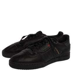 Pre Owned Yeezy x Adidas Grey Leather Powerphase Calabasas Sneaker Size 42