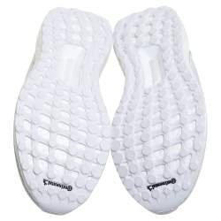 Pre Owned Adidas Light Blue/White Knit Fabric Ultra Boost Uncaged Parley Sneakers Size 42