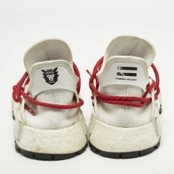 Pre Owned حذاء رياضي فاريل وأديداس هيومان ريس أحمر مقاس 42