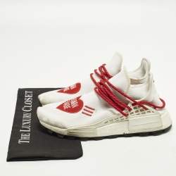 Pre Owned حذاء رياضي فاريل وأديداس هيومان ريس أحمر مقاس 42