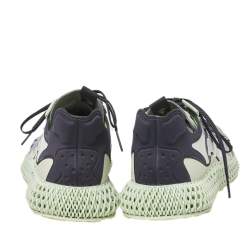 Adidas Grey Mesh And Suede Consortium Runner V2 4D Collegiate Sneakers Size 44 2/3