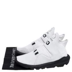 Y3 x Adidas Yohji Yamamoto White Neoprene And Mesh Suberou Sneakers Size 44