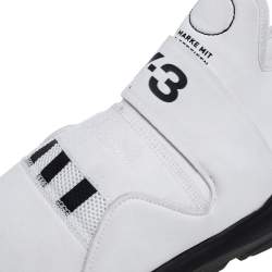 Y3 x Adidas Yohji Yamamoto White Neoprene And Mesh Suberou Sneakers Size 44