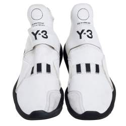 Y3 x Adidas Yohji Yamamoto White Neoprene And Mesh Suberou Sneakers Size 44