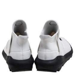 Y3 x Adidas Yohji Yamamoto White Neoprene And Mesh Suberou Sneakers Size 44