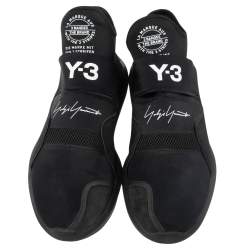 Pre Owned Y3 x Adidas Black Fabric And Mesh Suberou Sneakers Size 46